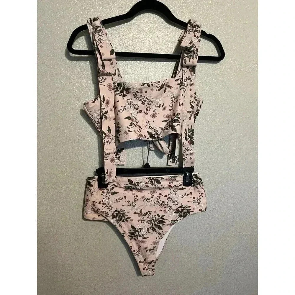 Floral Pink Bikini Set